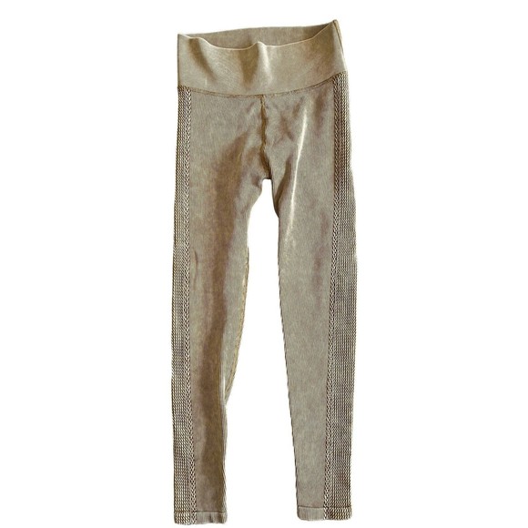 OFFLINE By‎ Aerie Hi-Rise 7/8 Legging Size Small Mustard - Picture 1 of 6